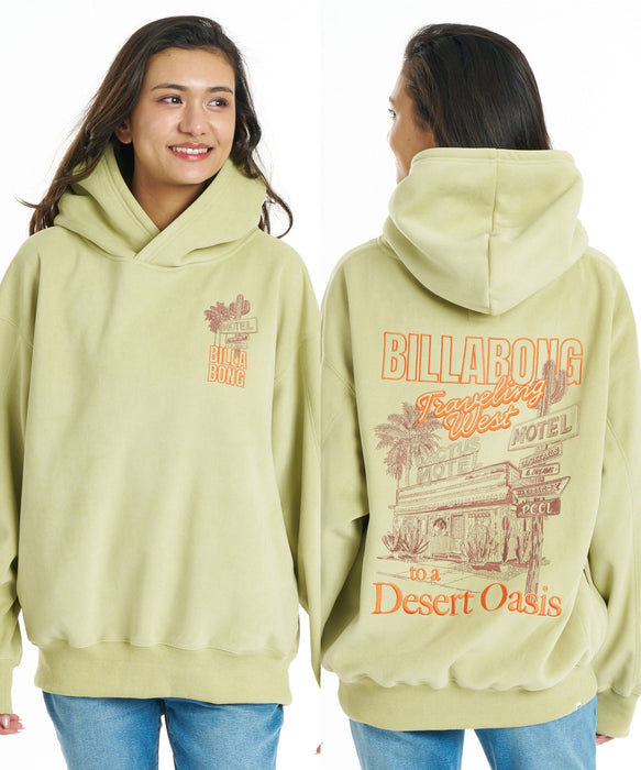 BILLABONG ウィメンズ SUEDE LIKE BONDING FLEECE PARKA パーカー 【BIG LOOSE】【2026年秋冬モデル】