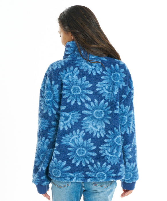 BILLABONG ウィメンズ SHERPA HALF ZIP パーカー 【2026年秋冬モデル】 TRV / M