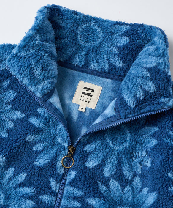 BILLABONG ウィメンズ SHERPA HALF ZIP パーカー 【2026年秋冬モデル】 TRV / M