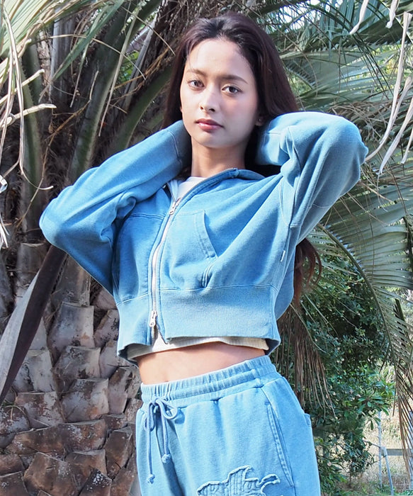 BILLABONG ウィメンズ LOOSE CROPPED WASHED ZIP PARKA パーカー 【LOOSE CROPPED】【2026年秋冬モデル】
