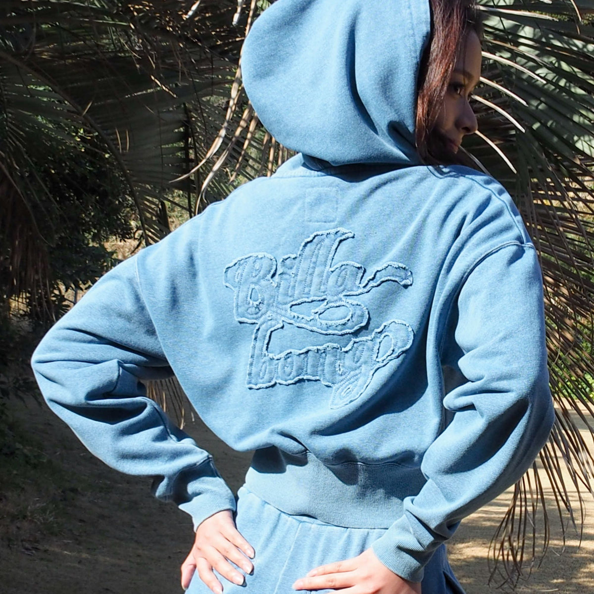 ア*ビ様 GREGORY GORE-TEX マウンテンパーカー ブルー BILLABONG ウィメンズ LOOSE CROPPED WASHED ZIP PARKA パーカー