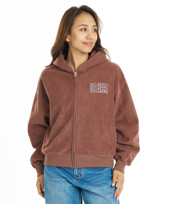 BILLABONG ウィメンズ SUEDE BONDING FLEECE ZIP PARKA パーカー 【2026年秋冬モデル】 ESP1 / M