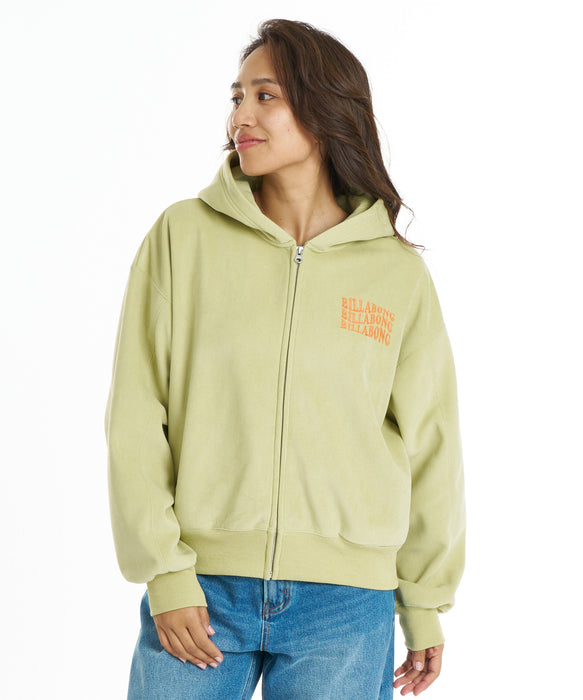 BILLABONG ウィメンズ SUEDE BONDING FLEECE ZIP PARKA パーカー 【2026年秋冬モデル】 SMGR / M