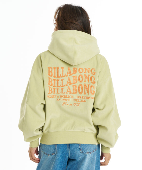 BILLABONG ウィメンズ SUEDE BONDING FLEECE ZIP PARKA パーカー 【2026年秋冬モデル】 SMGR / M