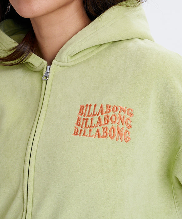 BILLABONG ウィメンズ SUEDE BONDING FLEECE ZIP PARKA パーカー 【2026年秋冬モデル】 SMGR / M