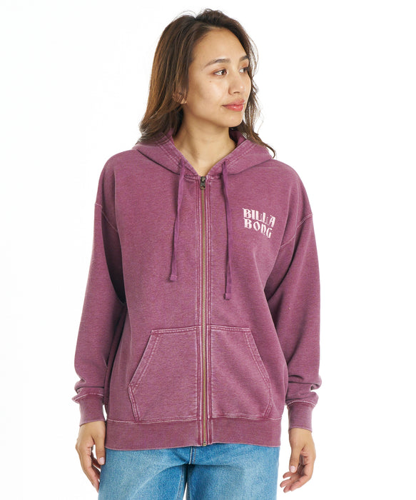 BILLABONG ウィメンズ ACROSS SKIES ZIP HOODIE パーカー 【2026年秋冬モデル】 EGP / M