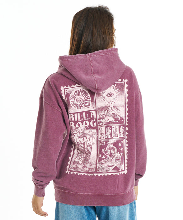 BILLABONG ウィメンズ ACROSS SKIES ZIP HOODIE パーカー 【2026年秋冬モデル】 EGP / M