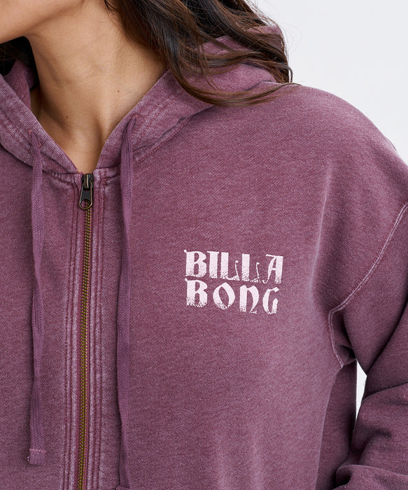 BILLABONG ウィメンズ ACROSS SKIES ZIP HOODIE パーカー 【2026年秋冬モデル】 EGP / M