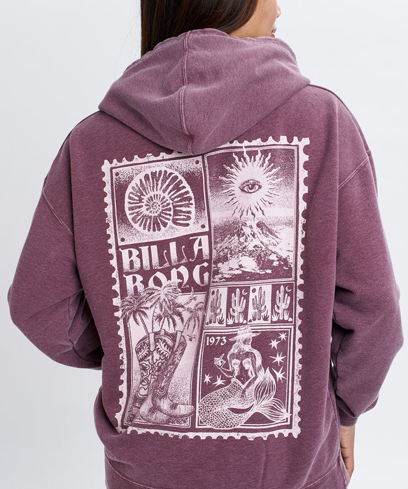 BILLABONG ウィメンズ ACROSS SKIES ZIP HOODIE パーカー 【2026年秋冬モデル】 EGP / M