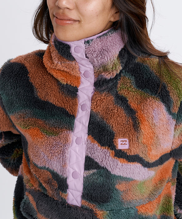BILLABONG ウィメンズ SWITCHBACK SHERPA PULLOVER スウェットジャケット 【2026年秋冬モデル】 BLM1 / M