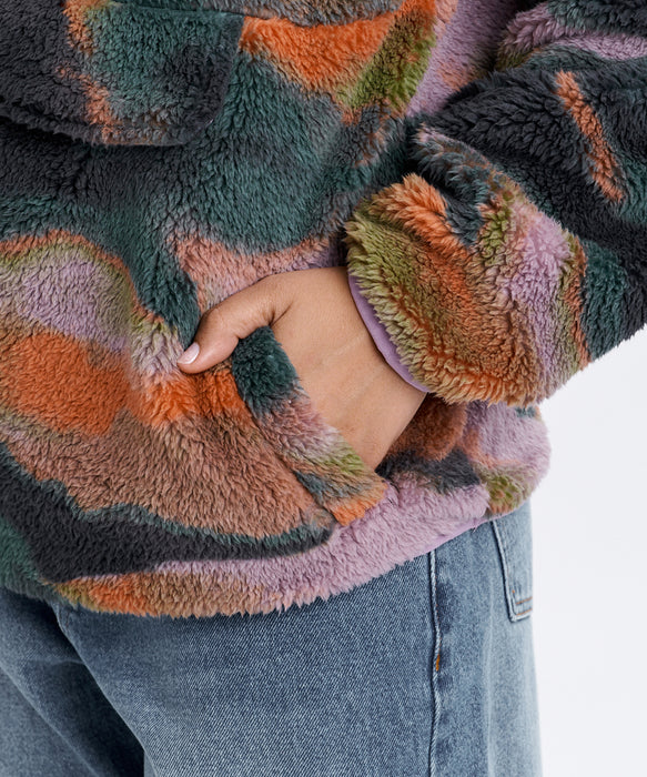 BILLABONG ウィメンズ SWITCHBACK SHERPA PULLOVER スウェットジャケット 【2026年秋冬モデル】 BLM1 / M