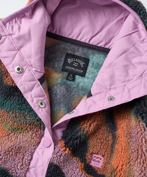 BILLABONG ウィメンズ SWITCHBACK SHERPA PULLOVER スウェットジャケット 【2026年秋冬モデル】 BLM1 / M