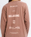BILLABONG ウィメンズ SUN SURF & FUN BOY FIT LS TEE ロンT 【2026年秋冬モデル】 BRST / L