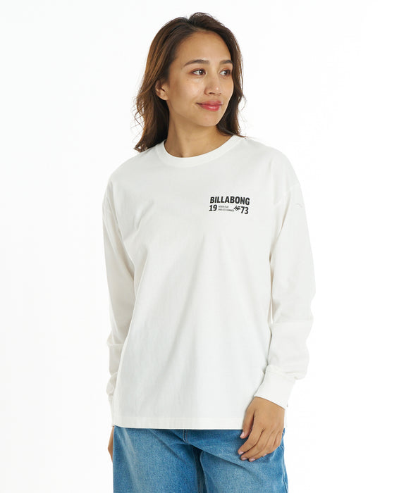 BILLABONG ウィメンズ SUN SURF & FUN BOY FIT LS TEE ロンT 【2026年秋冬モデル】 OFW / L