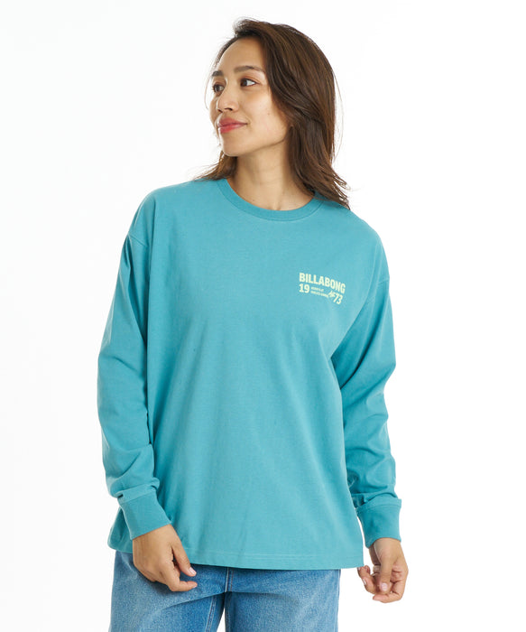BILLABONG ウィメンズ SUN SURF & FUN BOY FIT LS TEE ロンT 【2026年秋冬モデル】 YBB / L