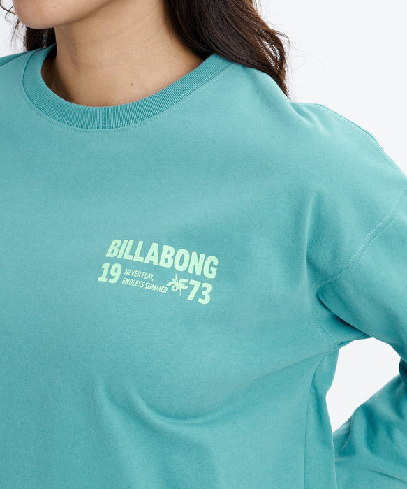 BILLABONG ウィメンズ SUN SURF & FUN BOY FIT LS TEE ロンT 【2026年秋冬モデル】 YBB / L