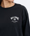 BILLABONG ウィメンズ SQUARE LOGO BOY FIT LS TEE ロンT 【2026年秋冬モデル】 BLK / L
