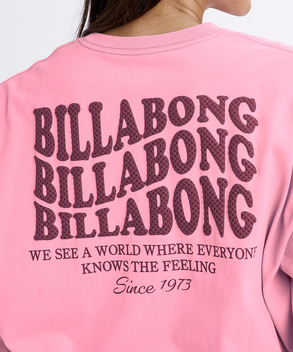BILLABONG ウィメンズ WAVE LOGO CROPPED LS TEE ロンT 【2026年秋冬モデル】 PYP / L