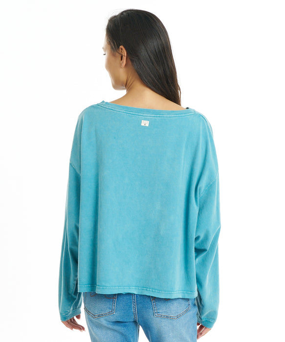 BILLABONG ウィメンズ HEADING WEST LS TEE ロンT 【2026年秋冬モデル】 YBB / M
