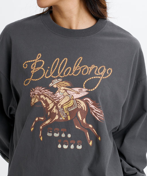 BILLABONG ウィメンズ GLOBAL GRAPHIC LS TEE ロンT 【2026年秋冬モデル】 OFB / L