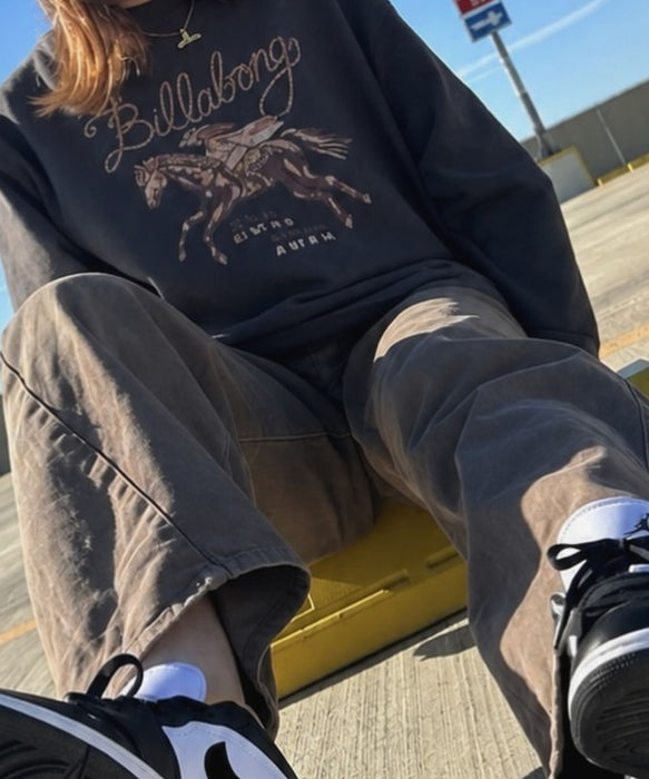 BILLABONG ウィメンズ GLOBAL GRAPHIC LS TEE ロンT 【接触冷感】【LOOSE FIT】【2026年秋冬モデル】