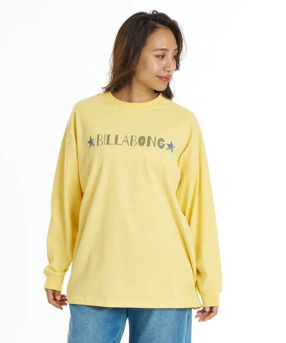 BILLABONG ウィメンズ GLOBAL GRAPHIC LS TEE ロンT 【2026年秋冬モデル】 SUD1 / L