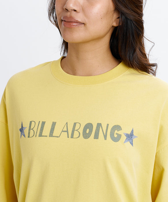 BILLABONG ウィメンズ GLOBAL GRAPHIC LS TEE ロンT 【2026年秋冬モデル】 SUD1 / L