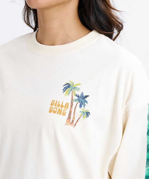 BILLABONG ウィメンズ GLOBAL GRAPHIC LS TEE ロンT 【2026年秋冬モデル】 WCP / L