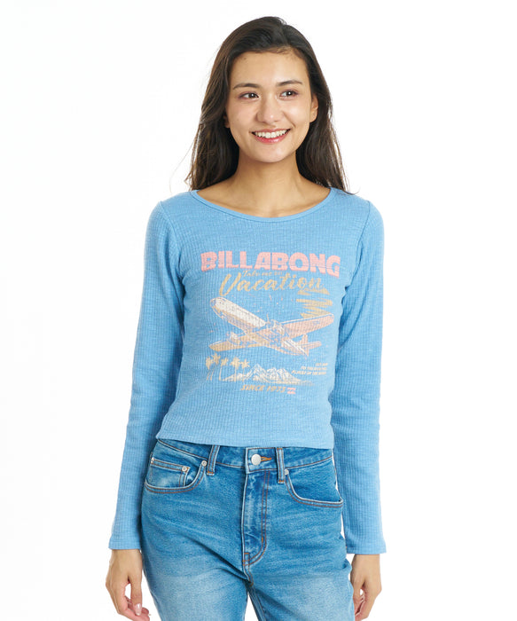 BILLABONG ウィメンズ GRAPHIC BABY FIT LS TEE ロンT 【2026年秋冬モデル】 BUH / M