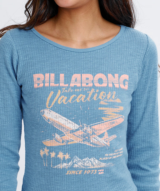 BILLABONG ウィメンズ GRAPHIC BABY FIT LS TEE ロンT 【2026年秋冬モデル】 BUH / M