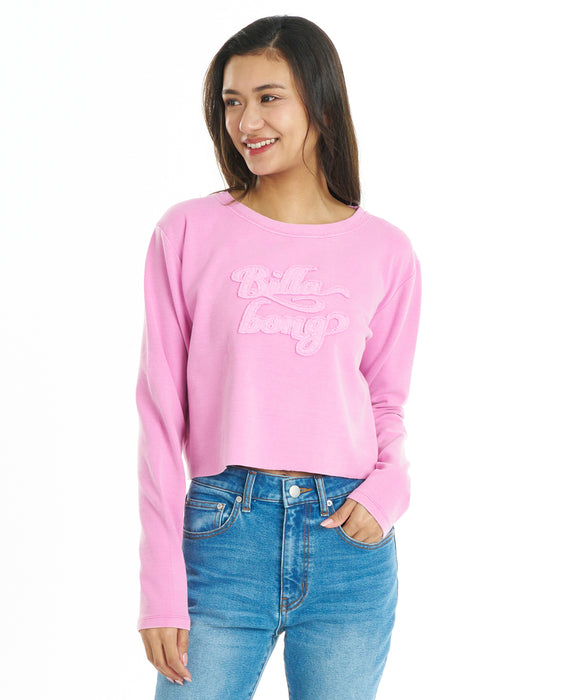 BILLABONG ウィメンズ APPLIQUE BABY FIT LS TEE ロンT 【2026年秋冬モデル】 PYP / L