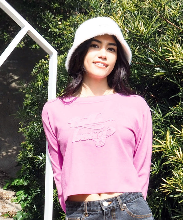 BILLABONG ウィメンズ APPLIQUE LS TEE ロンT 【BABY FIT】【2026年秋冬モデル】