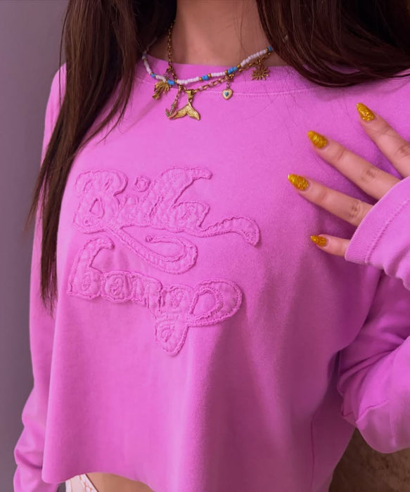 BILLABONG ウィメンズ APPLIQUE LS TEE ロンT 【BABY FIT】【2026年秋冬モデル】
