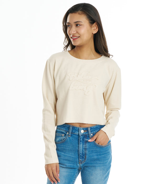 BILLABONG ウィメンズ APPLIQUE BABY FIT LS TEE ロンT 【2026年秋冬モデル】 WCP / L