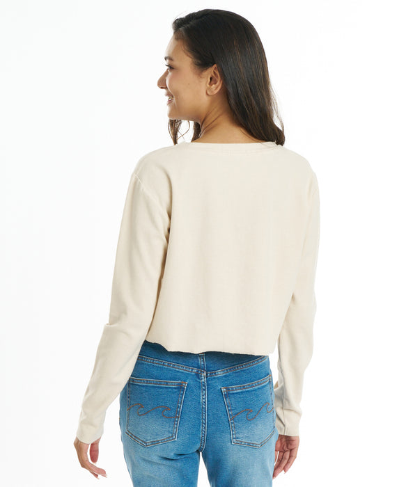 BILLABONG ウィメンズ APPLIQUE BABY FIT LS TEE ロンT 【2026年秋冬モデル】 WCP / L