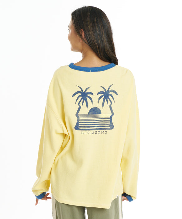 BILLABONG ウィメンズ SURF CAMP LE SURF LE LOVE LS TEE ロンT 【2026年秋冬モデル】 SUD1 / L