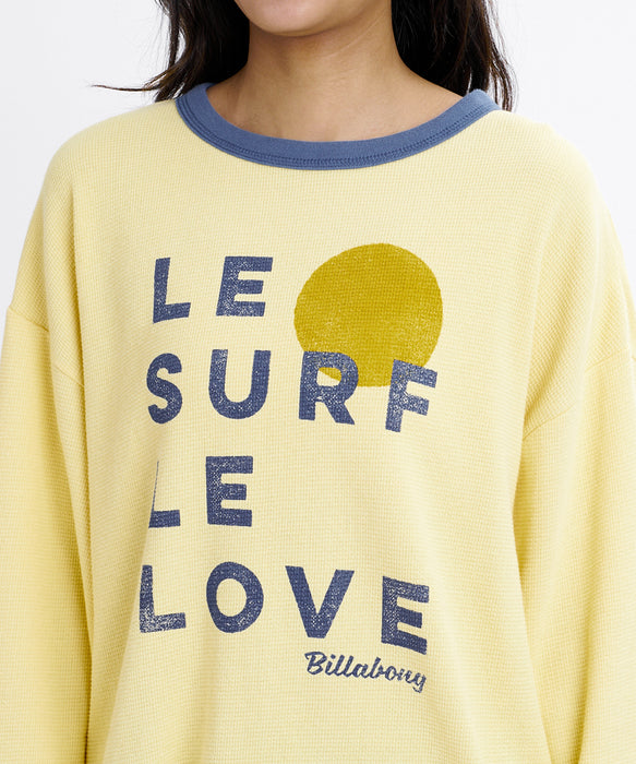 BILLABONG ウィメンズ SURF CAMP LE SURF LE LOVE LS TEE ロンT 【2026年秋冬モデル】 SUD1 / L