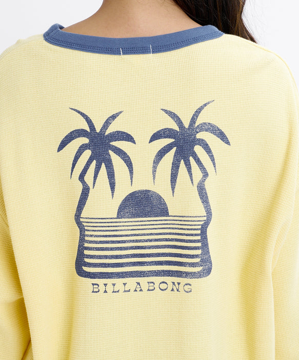BILLABONG ウィメンズ SURF CAMP LE SURF LE LOVE LS TEE ロンT 【2026年秋冬モデル】 SUD1 / L