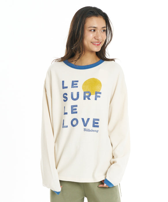 BILLABONG ウィメンズ SURF CAMP LE SURF LE LOVE LS TEE ロンT 【2026年秋冬モデル】 WCP / L