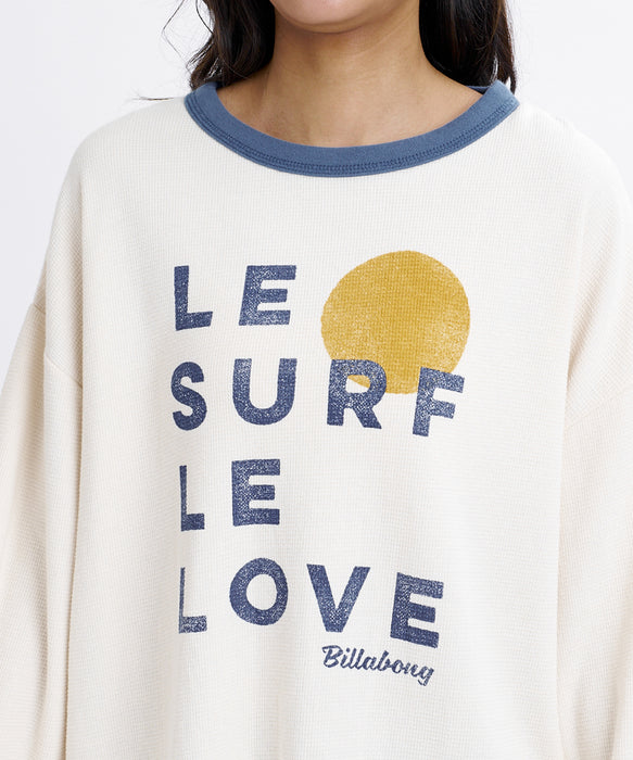 BILLABONG ウィメンズ SURF CAMP LE SURF LE LOVE LS TEE ロンT 【2026年秋冬モデル】 WCP / L