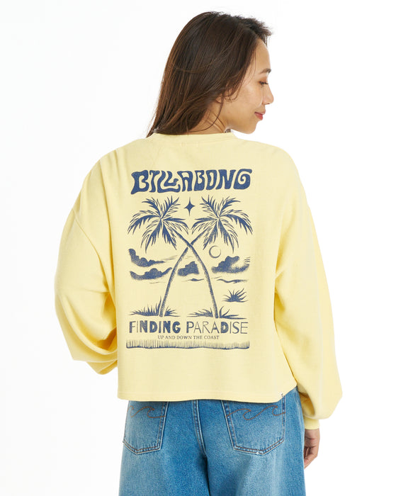 BILLABONG ウィメンズ SURF CAMP SUNSETS LE TEE ロンT 【2026年秋冬モデル】 SUD1 / L