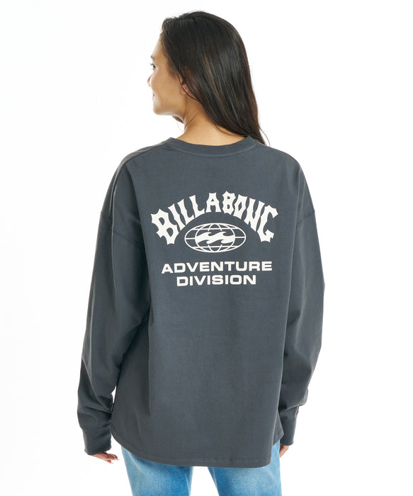 BILLABONG ウィメンズ ADIV LOGO WARM LS TEE ロンT 【2026年秋冬モデル】 BSD / L