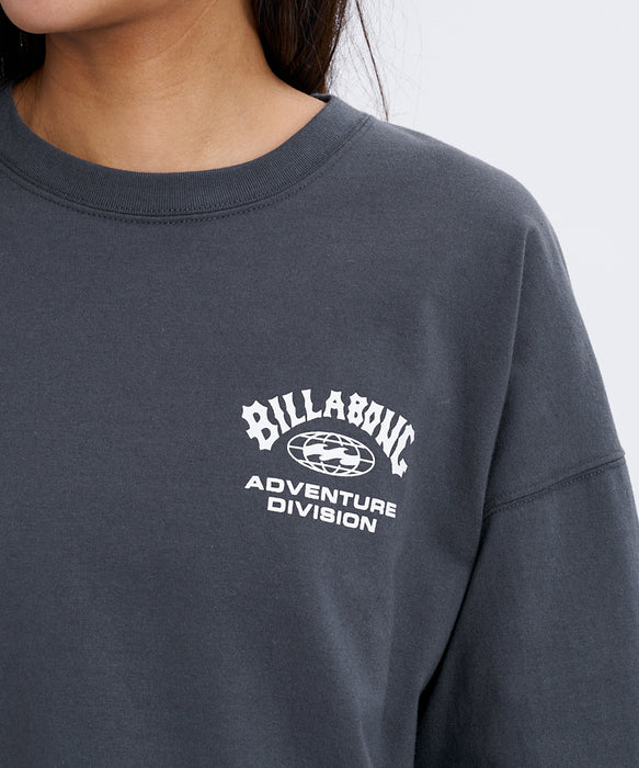 BILLABONG ウィメンズ ADIV LOGO WARM LS TEE ロンT 【2026年秋冬モデル】 BSD / L