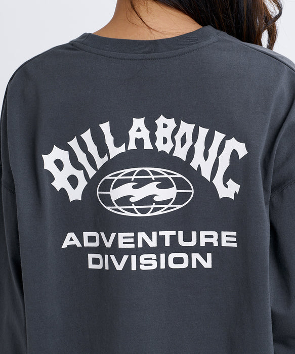 BILLABONG ウィメンズ ADIV LOGO WARM LS TEE ロンT 【2026年秋冬モデル】 BSD / L