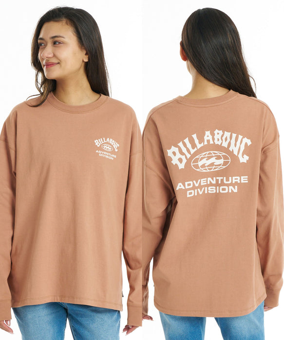 BILLABONG ウィメンズ ADIV LOGO WARM LS TEE ロンT 【2026年秋冬モデル】