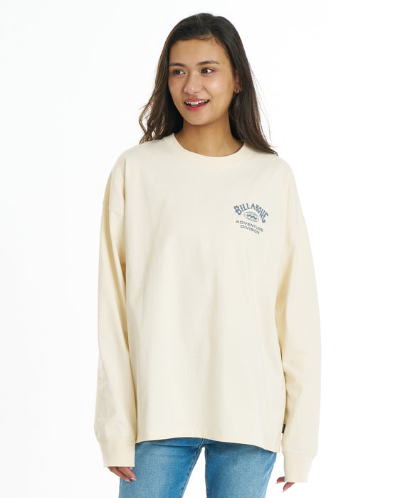 BILLABONG ウィメンズ ADIV LOGO WARM LS TEE ロンT 【2026年秋冬モデル】 WCP / L