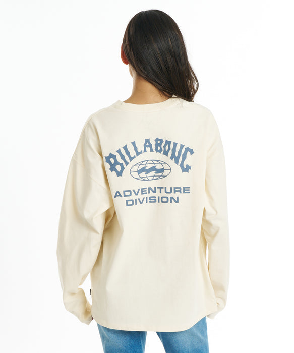 BILLABONG ウィメンズ ADIV LOGO WARM LS TEE ロンT 【2026年秋冬モデル】 WCP / L