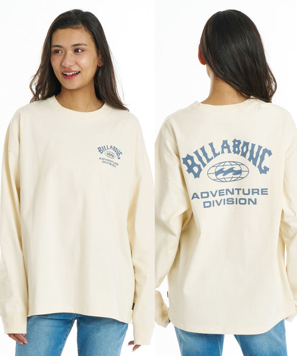 BILLABONG ウィメンズ ADIV LOGO WARM LS TEE ロンT 【2026年秋冬モデル】