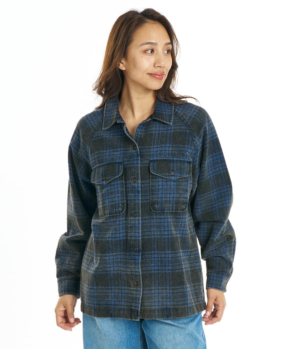 BILLABONG ウィメンズ COASTAL BREEZE LS WVN 長袖シャツ 【2026年秋冬モデル】 BRN / M