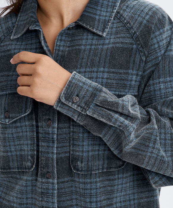 BILLABONG ウィメンズ COASTAL BREEZE LS WVN 長袖シャツ 【2026年秋冬モデル】 BRN / M